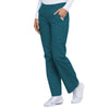 Cherokee Scrubs Pants Cherokee Flexibles 2085 Scrubs Pants Womens Mid Rise Knit Waist Pull-On Caribbean Blue