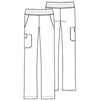 Cherokee Scrubs Pants 4XL / Regular Length Cherokee Flexibles 2085 Scrubs Pants Womens Mid Rise Knit Waist Pull-On Royal