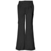 Cherokee Flexibles 2092 Scrubs Pants Maternity Knit Waist Pull-On Black