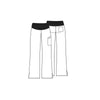 Cherokee Scrubs Pants L / Regular Length Cherokee Flexibles 2092 Scrubs Pants Maternity Knit Waist Pull-On Ceil Blue