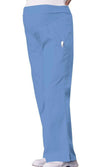 Cherokee Scrubs Pants 2XL / Regular Length Cherokee Flexibles 2092 Scrubs Pants Maternity Knit Waist Pull-On Ceil Blue