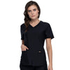 Cherokee Form CK840 Scrubs Top Women Black