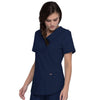 Cherokee Scrubs Top 2XL Cherokee Form CK840 Scrubs Top Women Navy