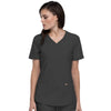 Cherokee Scrubs Top 3XL Cherokee Form CK840 Scrubs Top Women Pewter