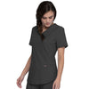 Cherokee Scrubs Top Cherokee Form CK840 Scrubs Top Women Pewter