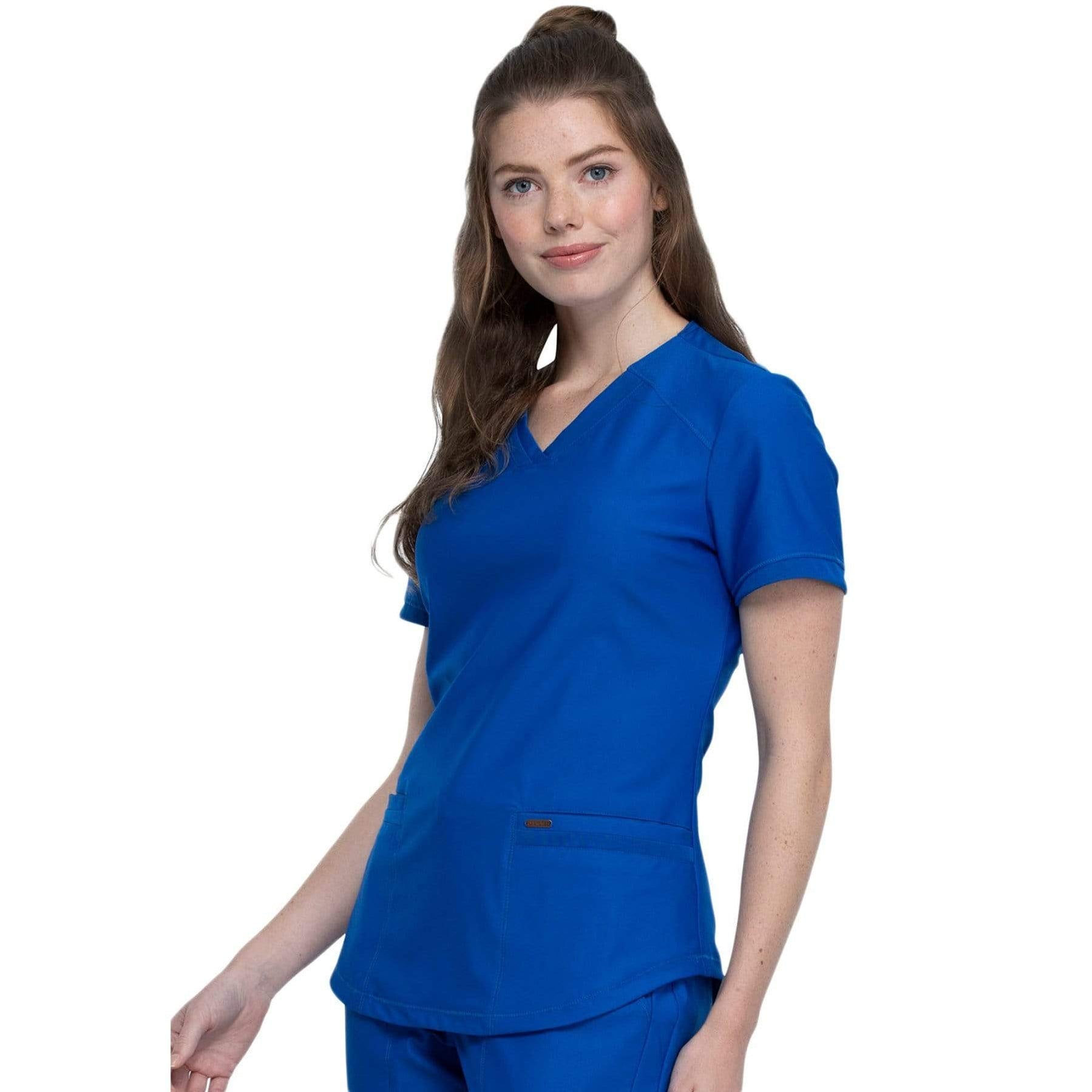 cherokee-form-ck840-scrubs-top-women-royal-medshop-australia