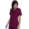 Cherokee Scrubs Top Cherokee Form CK840 Scrubs Top Women Wine