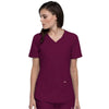 Cherokee Form CK840 Scrubs Top Women Wine