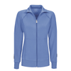 Cherokee Infinity 2391A Scrubs Jacket Womens Zip Front Warm-Up Ceil Blue