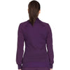 Cherokee Scrubs Jacket Cherokee Infinity 2391A Scrubs Jacket Womens Zip Front Warm-Up Eggplant