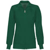 Cherokee Infinity 2391A Scrubs Jacket Womens Zip Front Warm-Up Hunter Green