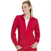 Cherokee Scrubs Jacket Cherokee Infinity 2391A Scrubs Jacket Womens Zip Front Warm-Up Red