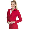 Cherokee Scrubs Jacket Cherokee Infinity 2391A Scrubs Jacket Womens Zip Front Warm-Up Red