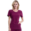 Cherokee Scrubs Top Cherokee Infinity 2624A Scrubs Top Womens Round Neck Wine