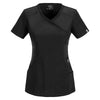 Cherokee Scrubs Top 2XL Cherokee Infinity 2625A Scrubs Top Womens Mock Wrap Black