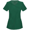 Cherokee Scrubs Top 2XL Cherokee Infinity 2625A Scrubs Top Womens Mock Wrap Hunter Green