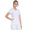 Cherokee Scrubs Top Cherokee Infinity 2625A Scrubs Top Womens Mock Wrap White