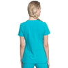 Cherokee Scrubs Top Cherokee Infinity CK865A Scrubs Top Women Teal Blue