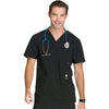 Cherokee Infinity CK900A Scrubs Top Mens V-Neck Black