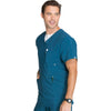 Cherokee Scrubs Top Cherokee Infinity CK900A Scrubs Top Mens V-Neck Caribbean Blue