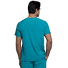 Cherokee Scrubs Top Cherokee Infinity CK900A Scrubs Top Mens V-Neck Teal Blue