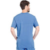 Cherokee Scrubs Top Cherokee Infinity CK910A Scrubs Top Mens V-Neck Ceil Blue