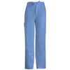 Cherokee Scrubs Pants 2XL / Regular Length Cherokee Luxe 1022 Scrubs Pants Mens Fly Front Drawstring Ceil Blue