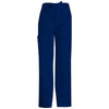 Cherokee Luxe 1022 Scrubs Pants Mens Fly Front Drawstring Navy