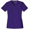 Cherokee Scrubs Top 3XL Cherokee Luxe 1845 Scrubs Top Womens V-Neck Nu-Grape