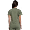 Cherokee Top Cherokee Revolution WW620 Scrubs Top Women Olive