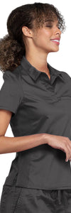 Cherokee Scrubs Top Cherokee Revolution WW698 Scrubs Top Women Pewter