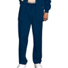 Cherokee Scrubs Pants 2XL / Regular Length Cherokee Workwear 4000 Scrubs Pants Mens Drawstring Cargo Navy