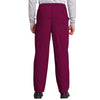 Cherokee Scrubs Pants Cherokee Workwear 4000 Scrubs Pants Mens Drawstring Cargo Wine