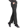 Cherokee Scrubs Pants Cherokee Workwear 4020 Scrubs Pants Womens Low Rise Drawstring Cargo Pewter