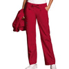 Cherokee Scrubs Pants 2XL / Regular Length Cherokee Workwear 4020 Scrubs Pants Womens Low Rise Drawstring Cargo Red