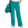 Cherokee Scrubs Pants 2XL / Regular Length Cherokee Workwear 4020 Scrubs Pants Womens Low Rise Drawstring Cargo Teal Blue