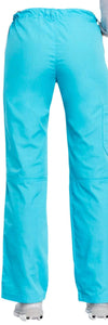 Cherokee Scrubs Pants Cherokee Workwear 4020 Scrubs Pants Womens Low Rise Drawstring Cargo Turquoise