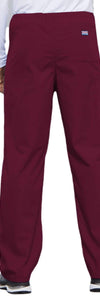 Cherokee Scrubs Pants Cherokee Workwear 4100 Scrubs Pants Unisex Drawstring Cargo Wine