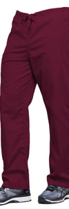 Cherokee Scrubs Pants Cherokee Workwear 4100 Scrubs Pants Unisex Drawstring Cargo Wine