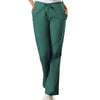Cherokee Scrubs Pants 2XL / Regular Length Cherokee Workwear 4101 Scrubs Pants Womens Natural Rise Flare Leg Drawstring Hunter Green