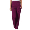 Cherokee Scrubs Pants Cherokee Workwear 4200 Scrubs Pants Womens Natural Rise Tapered Pull-On Cargo Wine