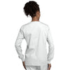 Cherokee Scrubs Jacket Cherokee Workwear 4350 Scrubs Jacket Womens Snap Front Warm-Up White