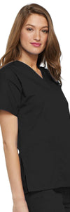 Cherokee Scrubs Top Cherokee Workwear 4700 Scrubs Top Womens V-Neck Black