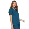 Cherokee Scrubs Top Cherokee Workwear 4700 Scrubs Top Womens V-Neck Caribbean Blue