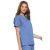 Cherokee Scrubs Top Cherokee Workwear 4700 Scrubs Top Womens V-Neck Ceil Blue