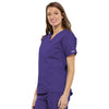 Cherokee Scrubs Top Cherokee Workwear 4700 Scrubs Top Womens V-Neck Grape