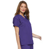 Cherokee Scrubs Top Cherokee Workwear 4700 Scrubs Top Womens V-Neck Grape