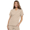 Cherokee Scrubs Top Cherokee Workwear 4700 Scrubs Top Womens V-Neck Khaki