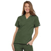 Cherokee Scrubs Top 2XL Cherokee Workwear 4700 Scrubs Top Womens V-Neck Olive