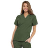 Cherokee Scrubs Top Cherokee Workwear 4700 Scrubs Top Womens V-Neck Olive